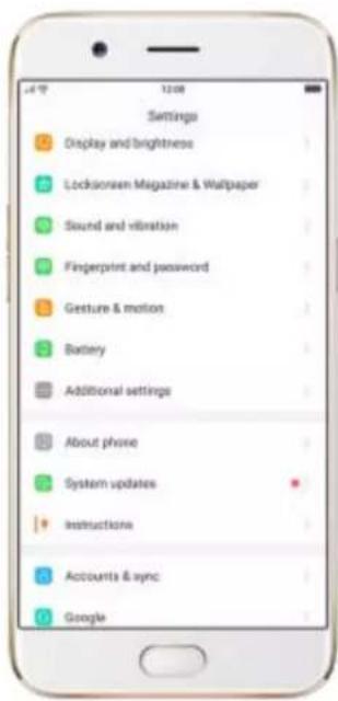 OPPO R9s Pro - Update the software version - 1