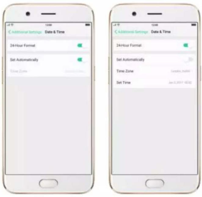 OPPO R9s Pro - Date and Time - 1