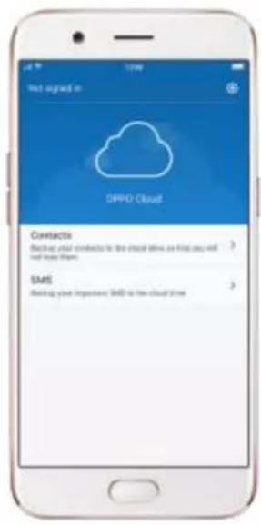 OPPO R9s Pro - Restore Contacts and SMS on OPPO smartphone from [OPPO Cloud] - 1