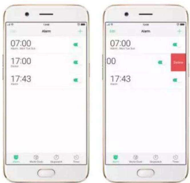 OPPO R9s Pro - Set Alarm Clocks - 4