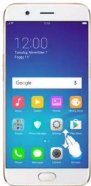 OPPO R9s Pro - Screenshot Gesture - 1