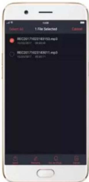 OPPO R9s Pro - Manage recordings - 2