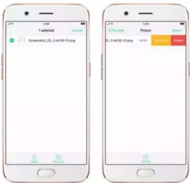 OPPO R9s Pro - File Safe - 2
