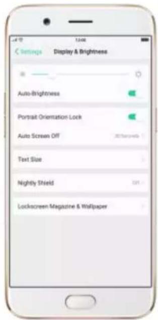 OPPO R9s Pro - Adjust the screen brightness and color temperature - 2