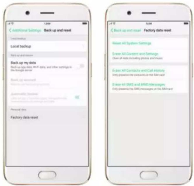 OPPO R9s Pro - Erase All SMS and MMS Messages - 1