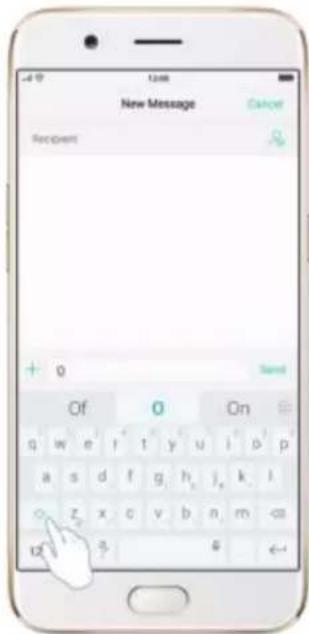 OPPO R9s Pro - Type text - 1