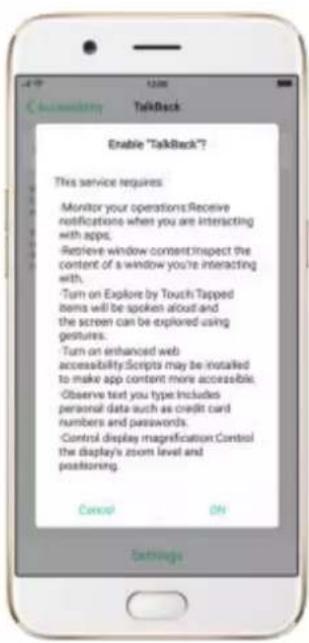 OPPO R9s Pro - Talkback - 2