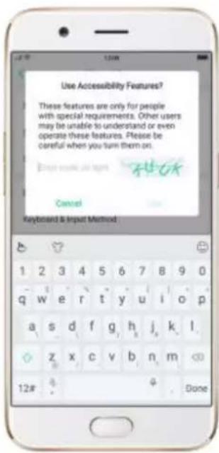 OPPO R9s Pro - Turn Talkback off. - 1