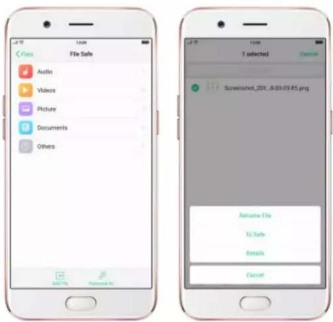OPPO R9s Pro - File Safe - 1