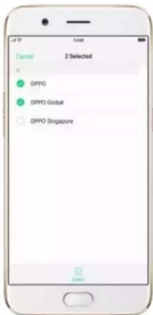 OPPO R9s Pro - SIM contacts - 3