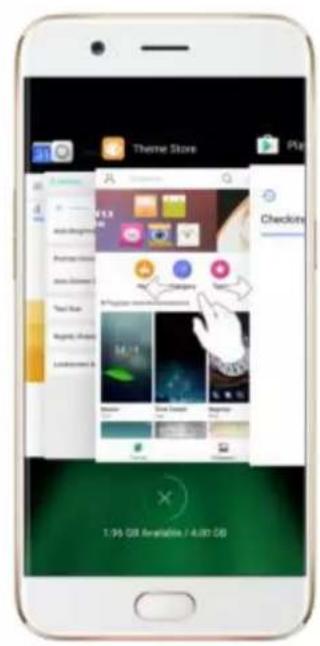 OPPO R9s Pro - Switch between apps - 2