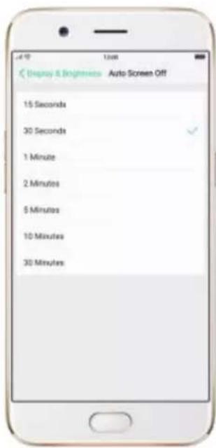 OPPO R9s Pro - Change auto-lock time - 1