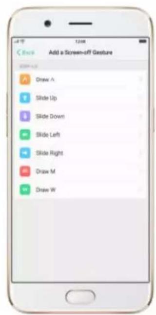 OPPO R9s Pro - Screen-off Gestures - 2