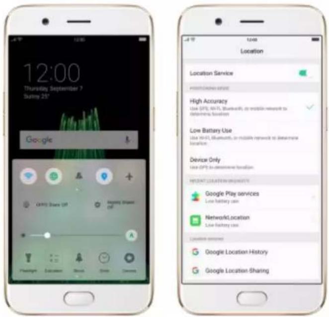 OPPO R9s Pro - Location Service - 1