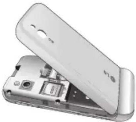 AT&T Arena GT950 - Remove the battery cover - 1