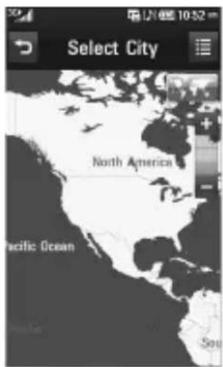 Select City North America Pacific Ocean