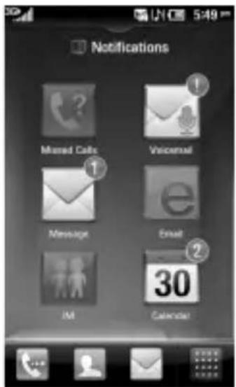 Notifications Mixed Calls Visceral Message Email IM Calendar 30