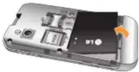 AT&T Arena GT950 - Remove the battery - 1