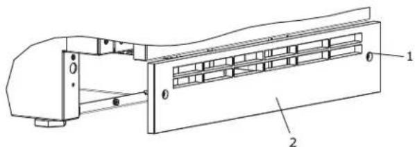 U-Line Wine Captain -2218WCINT-00A - Installing the grille - 1