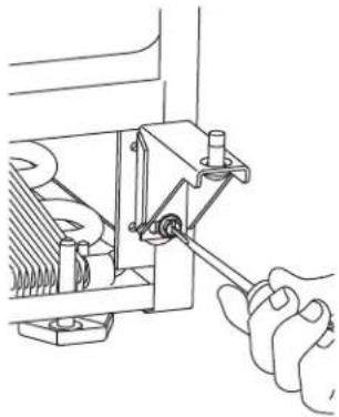 U-Line Wine Captain -1215WCB-00A - Remove bottom hinge: - 1