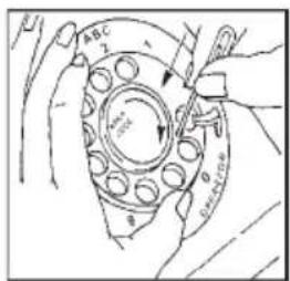 Cortelco 255444VBA20F - ROTARYDIAL TELEPHONES - 1