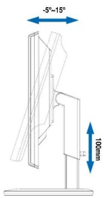 ASUS VH242HL - Adjusting the monitor - 1