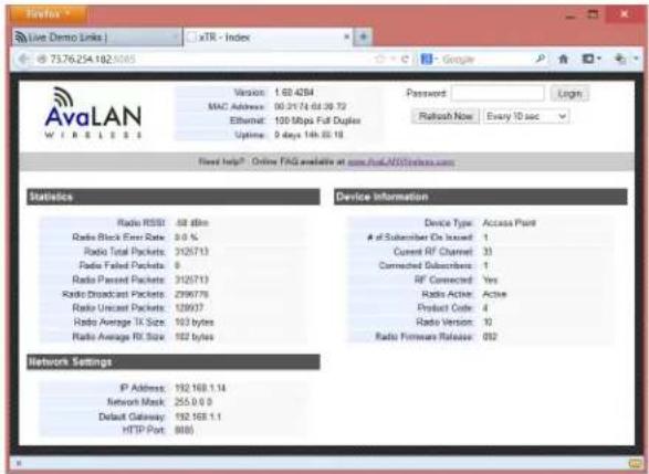 AvaLAN AW5802xTP - Digital Configuration - 1