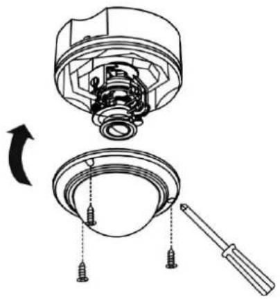 Mechanical assembly diagram showing a clamping device with rotating arm and base components (no text or labels)