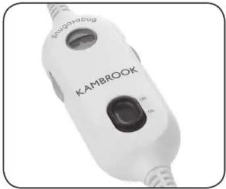 Kambrook Snugasabug Fitted KEB513 - Setting the Heat Temperature - 1