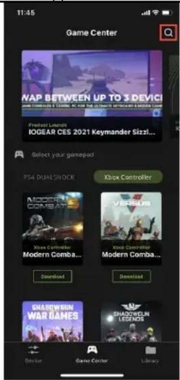 ATEN KeyMander 2 Mobile - Downloading a Profile from Game Center - 2