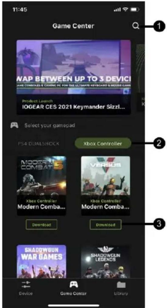 ATEN KeyMander 2 Mobile - Game Center Tab - 1