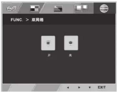 FUNC. > 双网络 开 关 EXIT