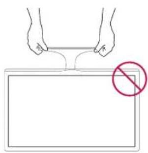 LG 23MP65HN - 使用线扎 - 3