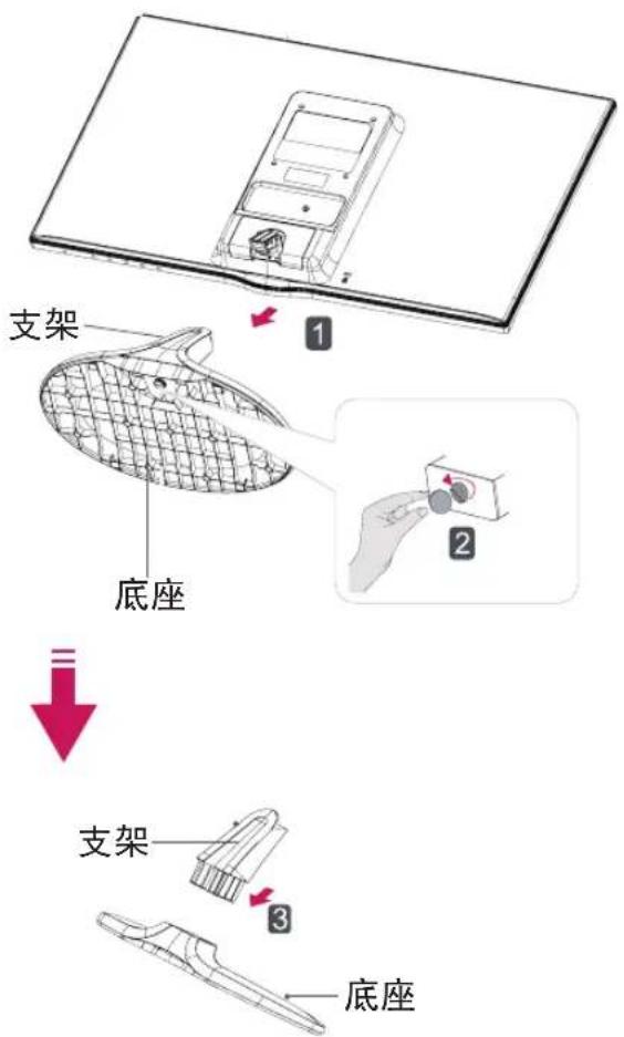 支架 底座 1 2 支架 3 底座