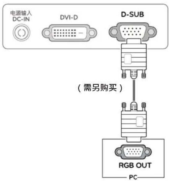 LG 23EA53R - D-SUB 连接线缆(需另购买) - 1