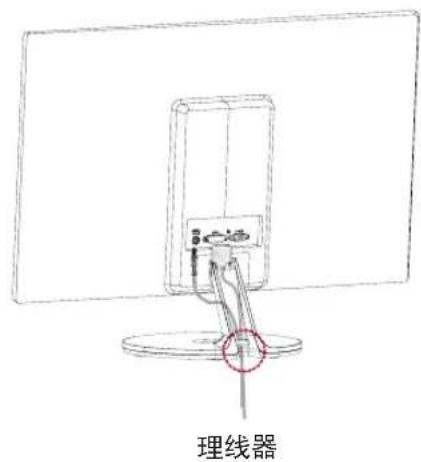 LG 22EN33R - 使用理线器 - 1