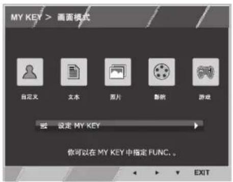 LG 22EA53VR - MY KEY 设定 - 1