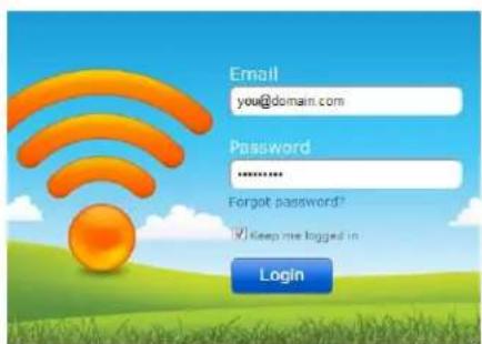 Email you@domain.com Password ****** Forgot password? ✓ Keep me logged in Login