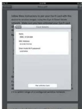 Before these instructions for pin your Eye-Fi Card with this design to secure images using the Eye AI Check Number networks. Make out you have activated your Eye-Fi card. Card Settings Name: X80, 0124-008 ID: Address Home: Home User mode: No Password Authentication Per with this Card If it is within range of a Connected network network.