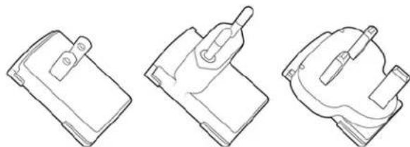 XEROX Mobile 100N02838 - Assemble the power adapter: - 1