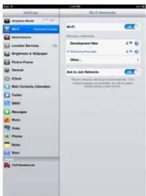 Settings WiFi Networks WiFi Phone & Network Development Map DownloadForm Other... Add to Join Networks New user access to your network. View the network's connection, you can be further call your connection to your network.