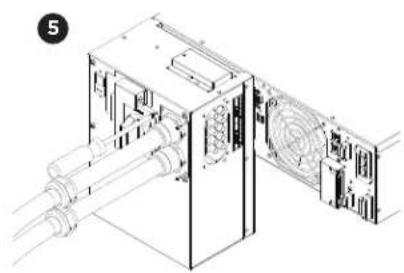 CyberPower Smart App Online OL8KRTHW - Step 5: Fix the terminal block cover on the Maintenance Bypass Module - 2