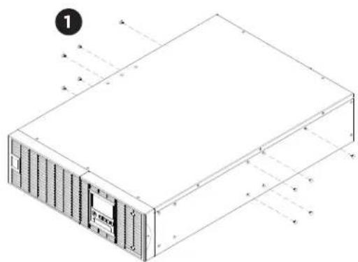 CyberPower Smart App Online OL8KRTHW - Step 2: Rackmount ear & hanging bracket installation - 1