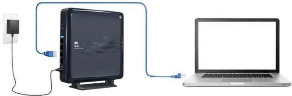WESTERN DIGITAL My Net BMRD0000NBL - Connecting to the Router Manually - 1