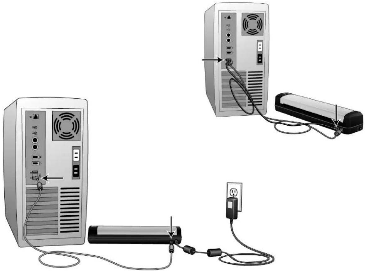 XEROX Strobe 400 - CONNECT THE USB CABLE AND TURN ON THE POWER - 1