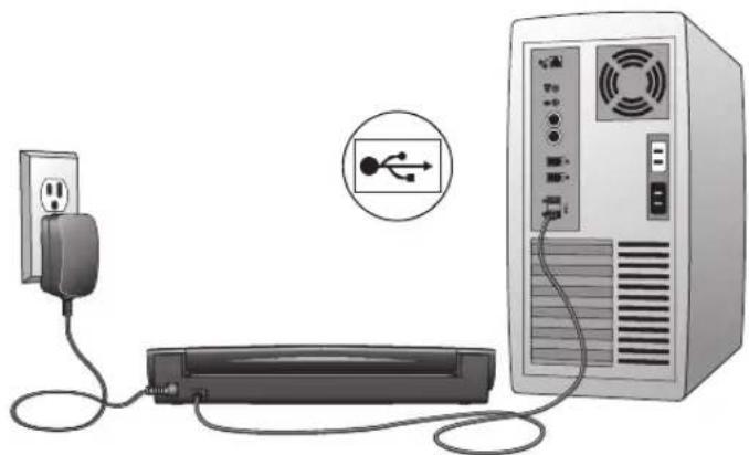 XEROX Strobe SXP1001-DB - CONNECT THE STROBE XP 300 SCANNER - 1