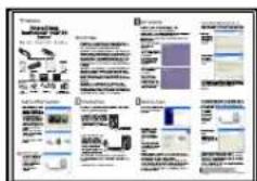 Scanned document page with multiple sections on product development, quality control, and application tools.