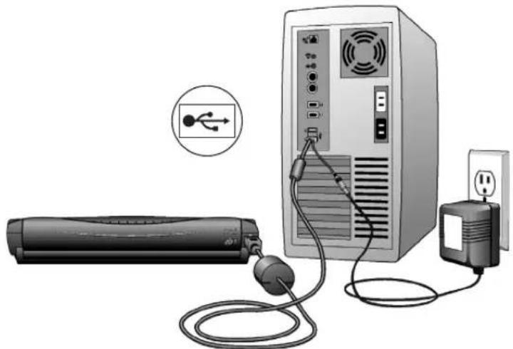 XEROX Strobe SXP1001-DB - CONNECT THE STROBE XP 200 SCANNER - 1