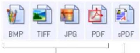 BMP TIFF JPG PDF sPDF