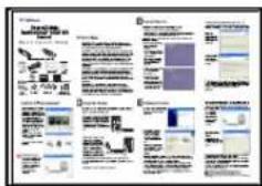 Scanned document page with multiple columns of text and charts, likely from a presentation or report.